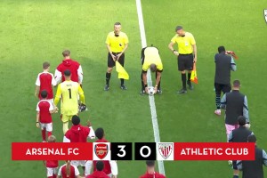 2025年08月10日 新援闪耀！阿森纳3-0毕巴夺酋长杯 萨卡传射祖比助攻约克雷斯首球