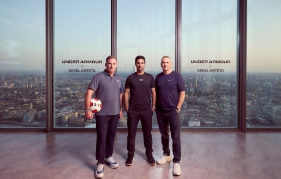 官方：阿尔特塔出任运动品牌Under Armour的全球大使和绩效总监
